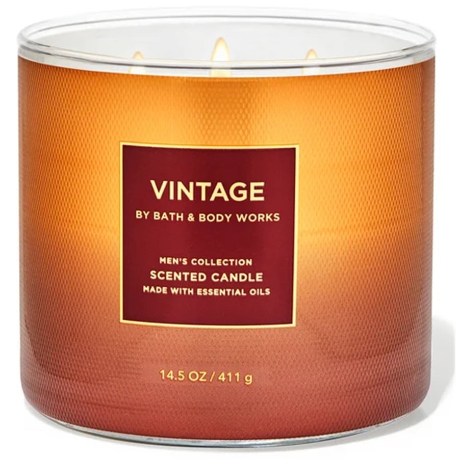 Vintage 3 Wick Scented Candle 411g