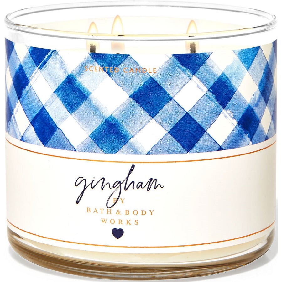 Gingham 3 Wick Scented Candle 411 g