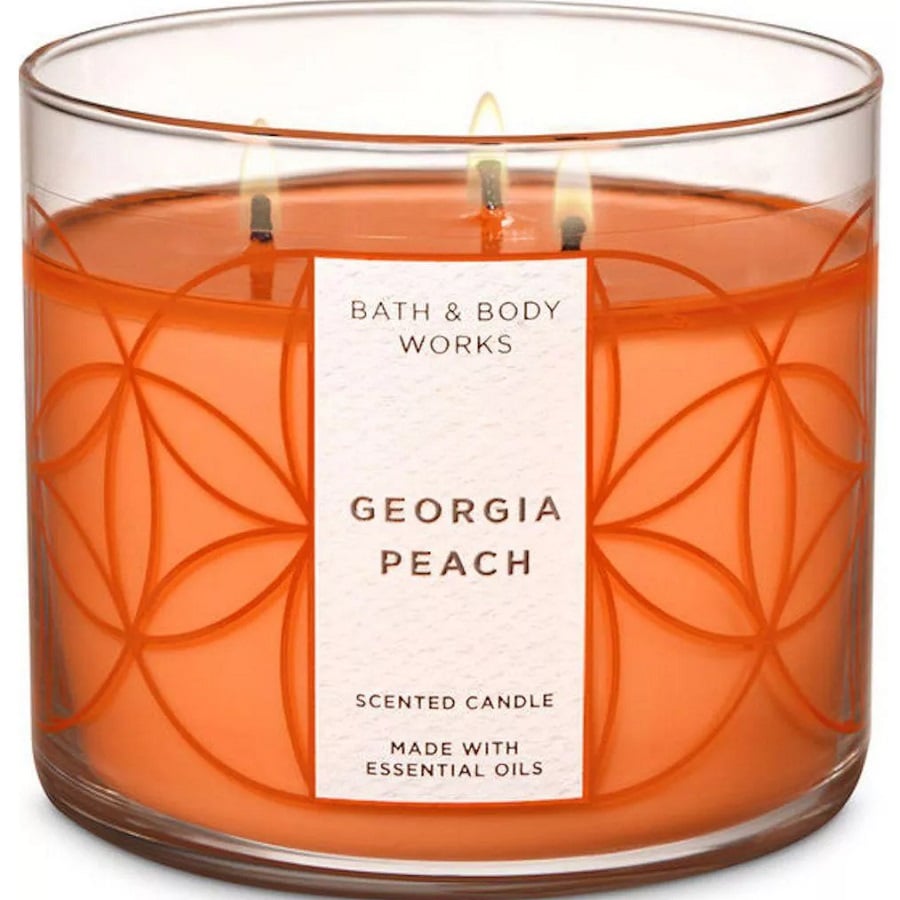Georgia Peach 3 Wick Scented Candle 411 g