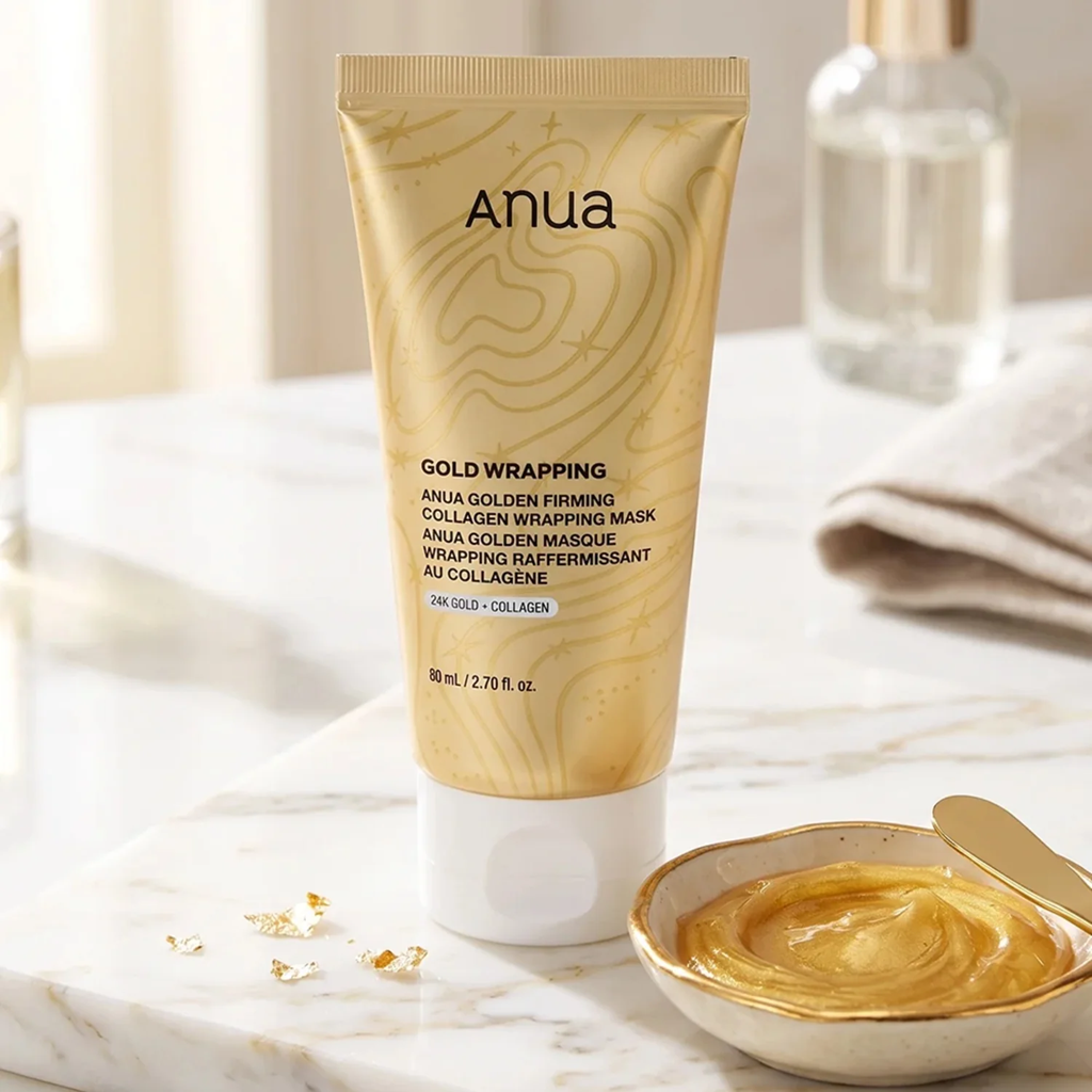 anua Anua Demon Hunters Golden Firming Collagen Wrapping Mask 80 80 ml capacity: 80ml