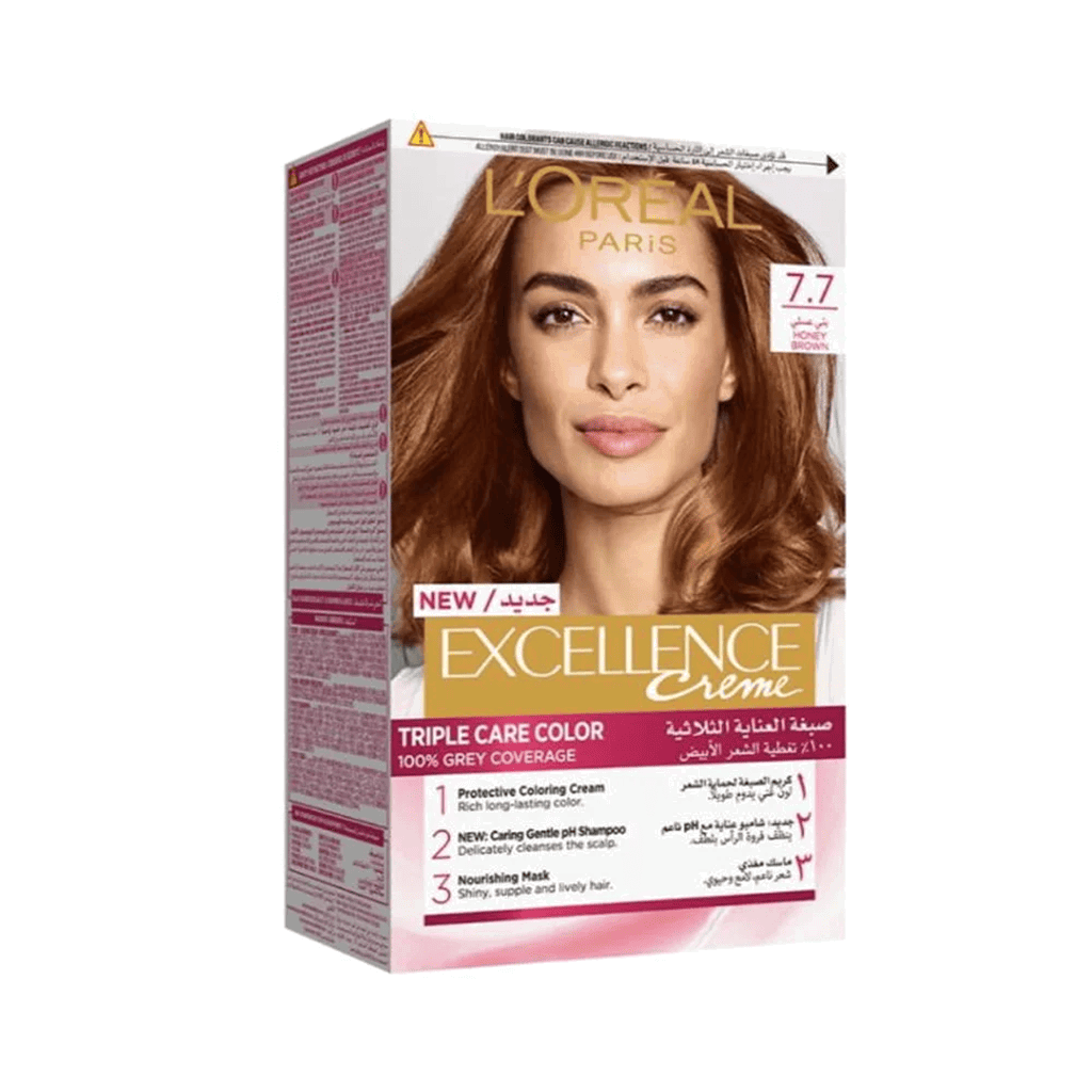 L'Oréal Paris L'Oréal Paris Excellence Creme Hair Color 7 7 Honey honey brown