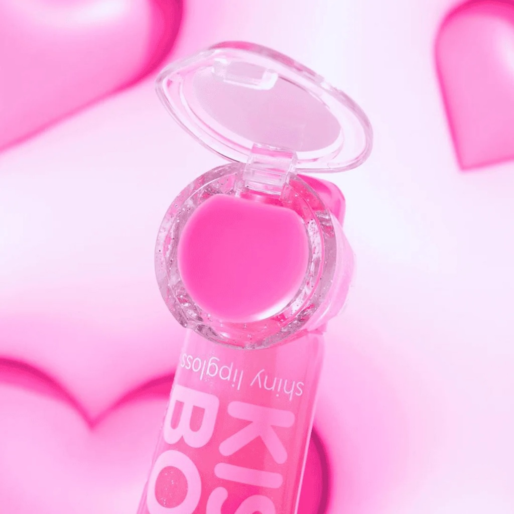 Kiss Bomb Shiny Lip Gloss & Lip Balm (01 Strawberry Sweetie)-3