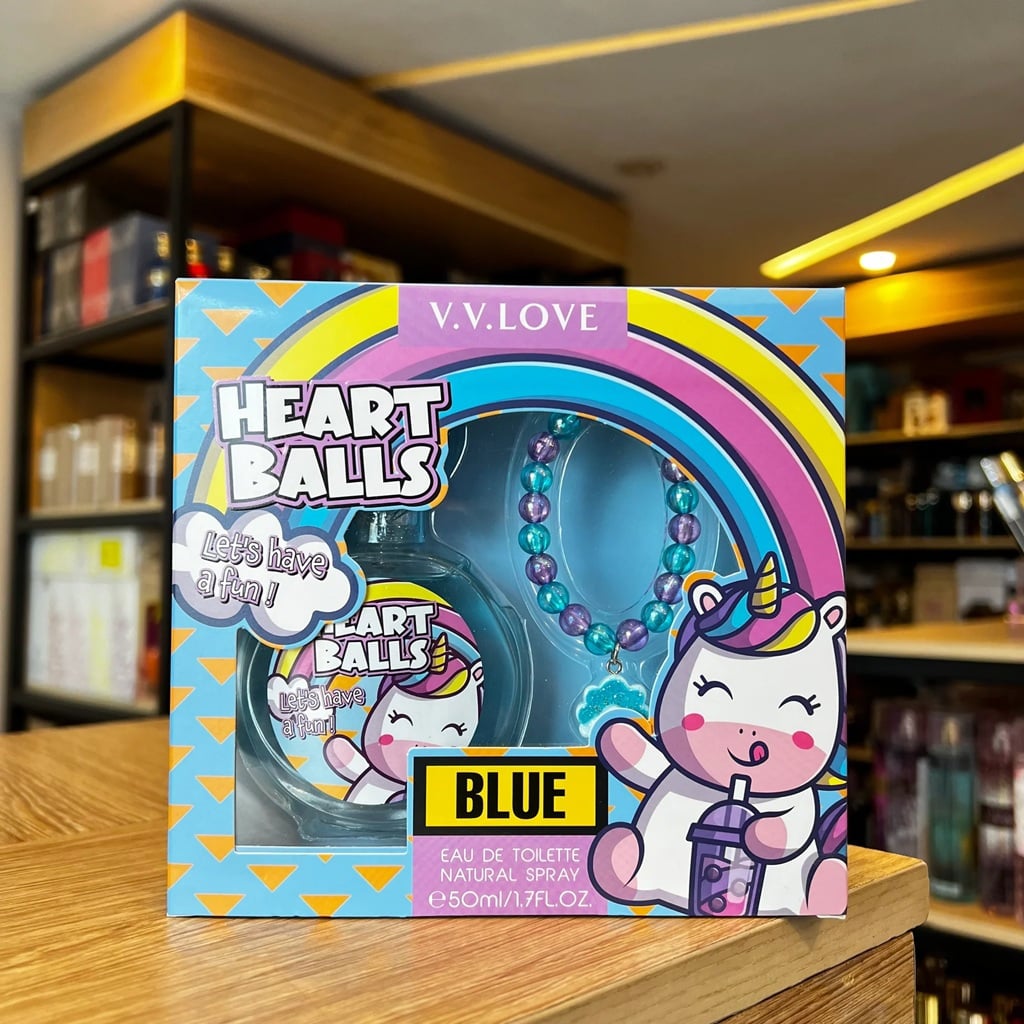 VV Love Heart Balls Blue Perfume 50 ml-1