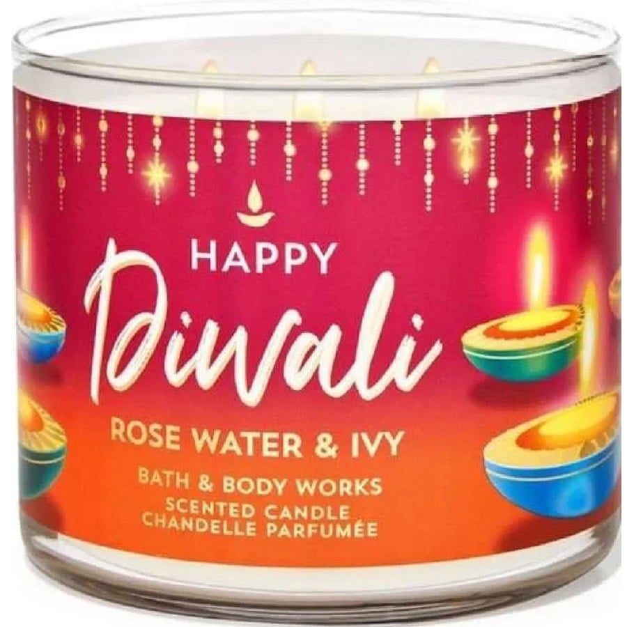 Happy Diwali 3 Wick Scented Candle 411 g