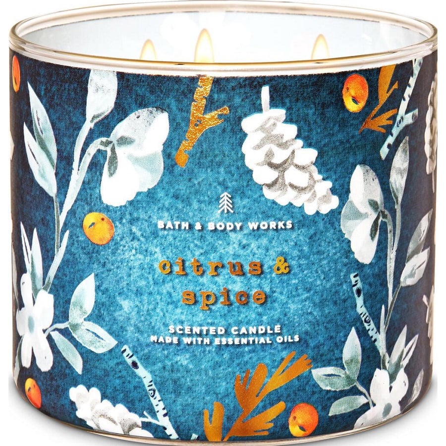 Citrus & Spice 3 Wick Scented Candle 411 g