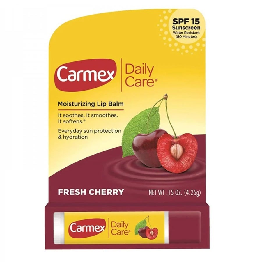 بلسم مرطب للشفاه بنكهة الكرز المنعش مع عامل وقاية من الشمس 15