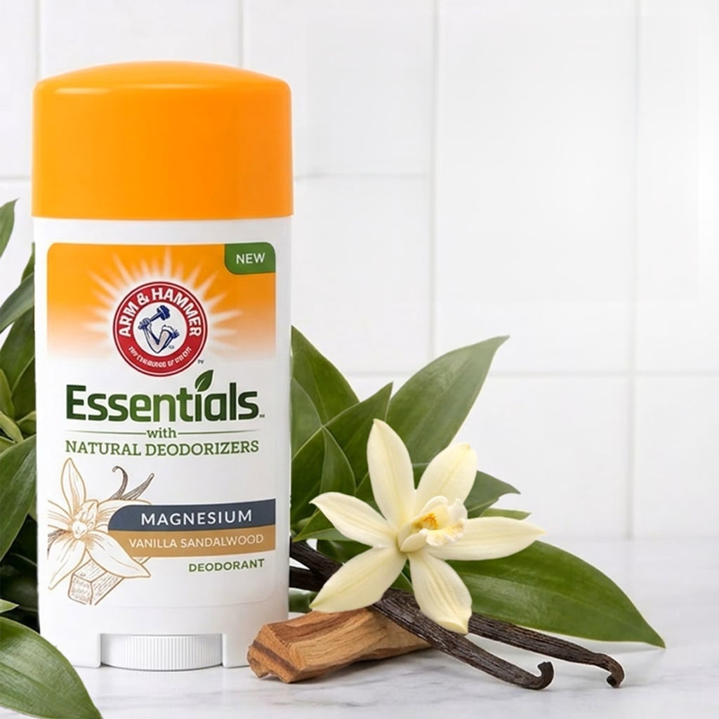 Essentials Deodorant With Magnesium Vanilla Sandalwood 71 g