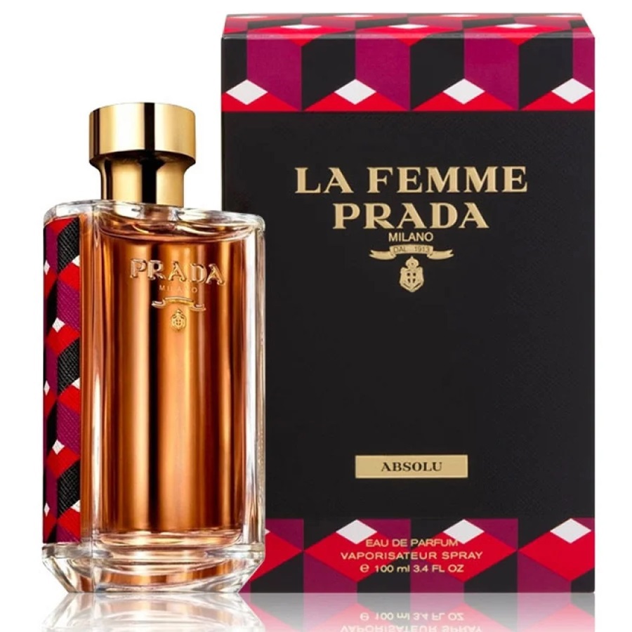 Prada La Femme Absolu by Prada for Women - Eau de Parfum, 100 ml 100ml – الشهيرة 88,750 IQD