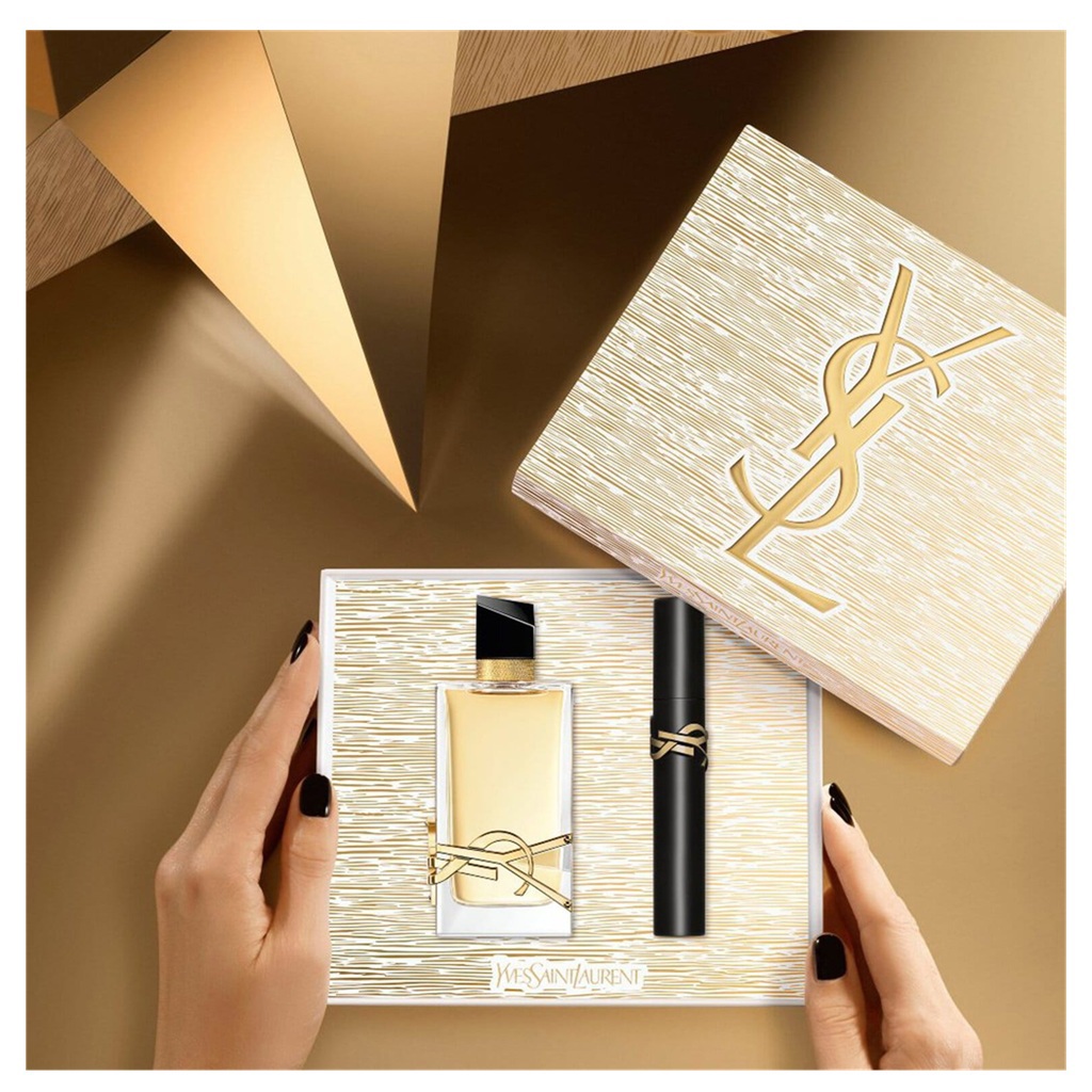 مجموعة هدايا عطر + ماسكارا-1