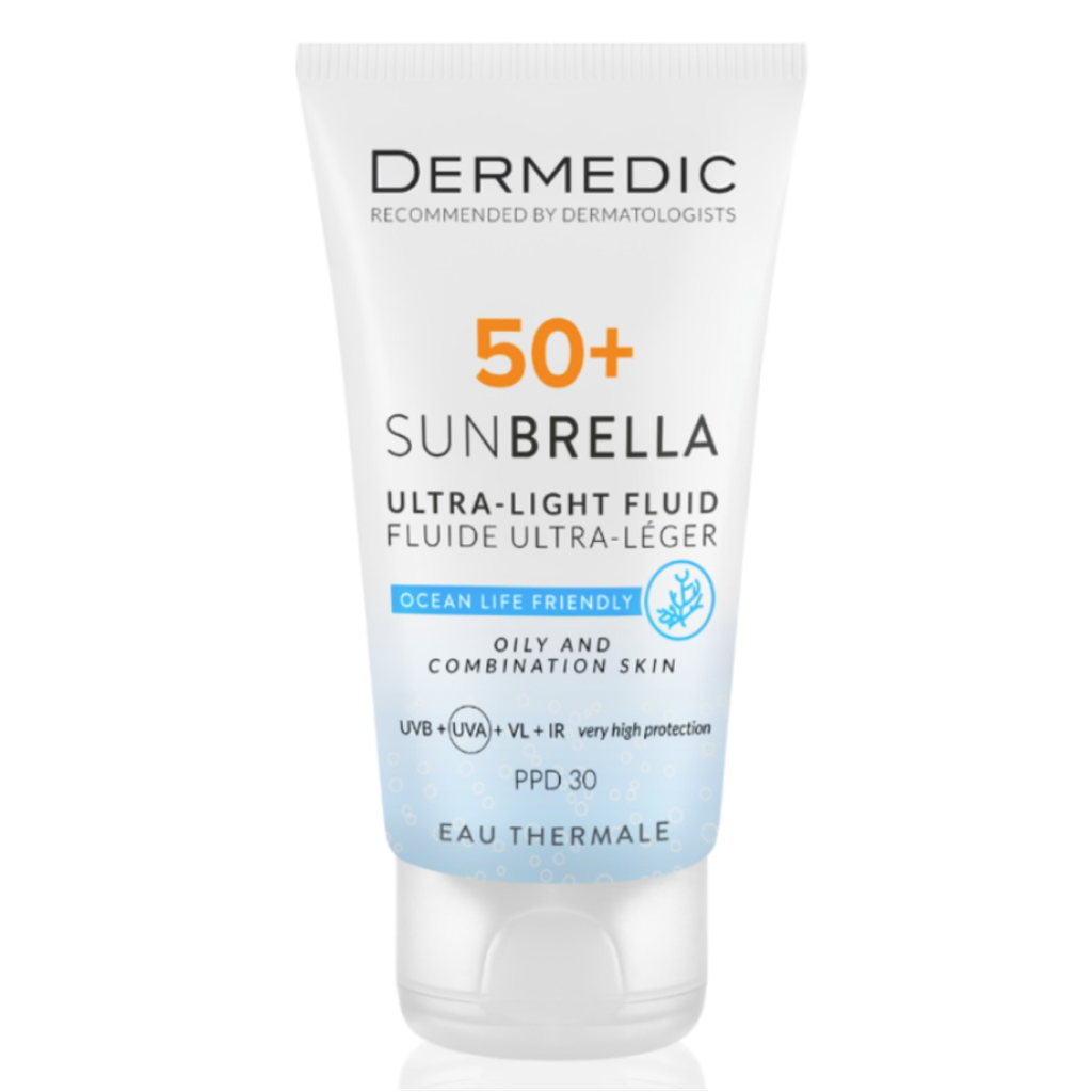 Alshaheera - DERMEDIC Sunbrella Ultra-light fluid SPF 50+oily&combination skin - 40ml
