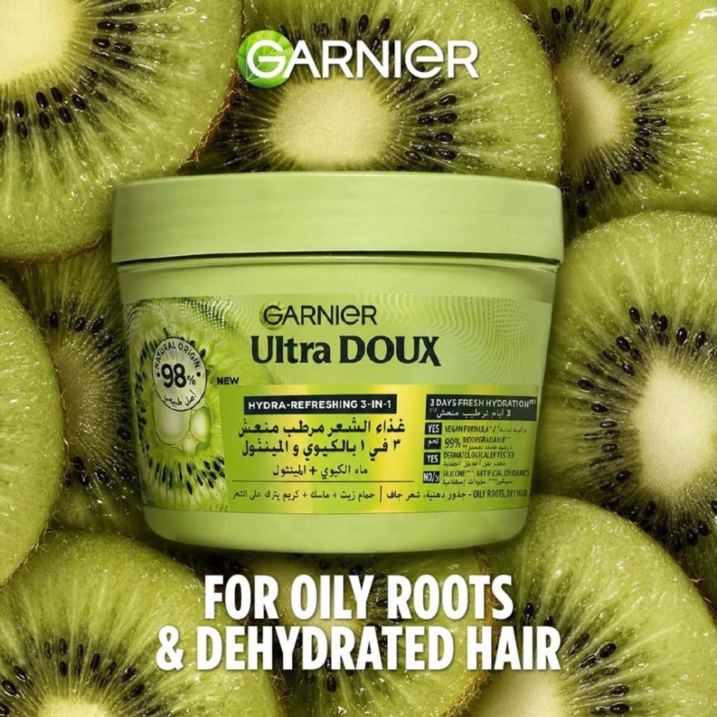 3in1 Hair Food with Kiwi + Menthol Refreshing And Moisturizing 390 ml