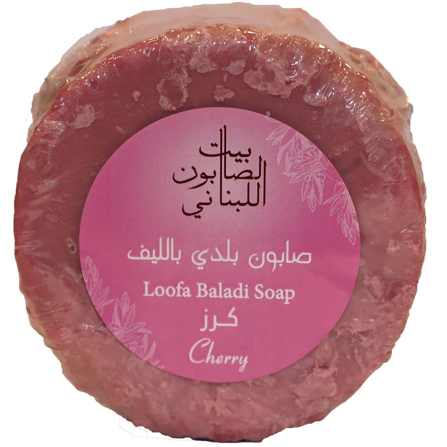 صابون بلدي بالليف والكرز 300 غم