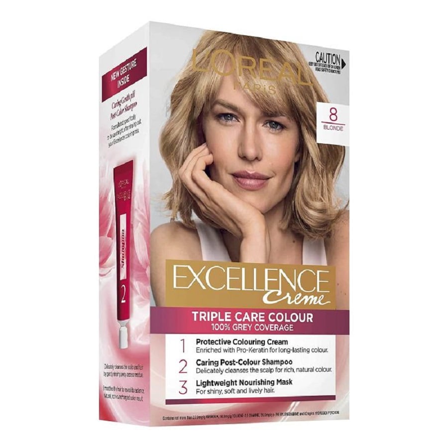 L'Oréal Paris L'Oréal Paris Excellence Creme Hair Color 8 Light Blonde
