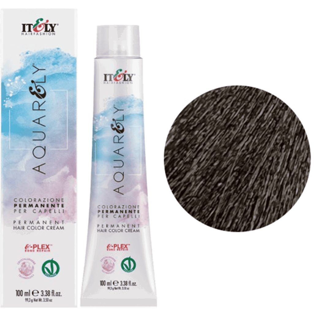 aquarely Aquarely Hair Color Cream 100 4nf Cold Natural 100 ml 4nf brown cold natural capacity: 100ml