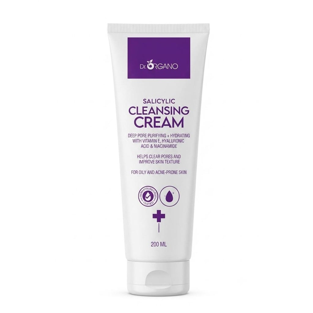 Dr.ORGANO Dr.ORGANO Salicylic Cleansing Cream 200 200 ml capacity: 200ml