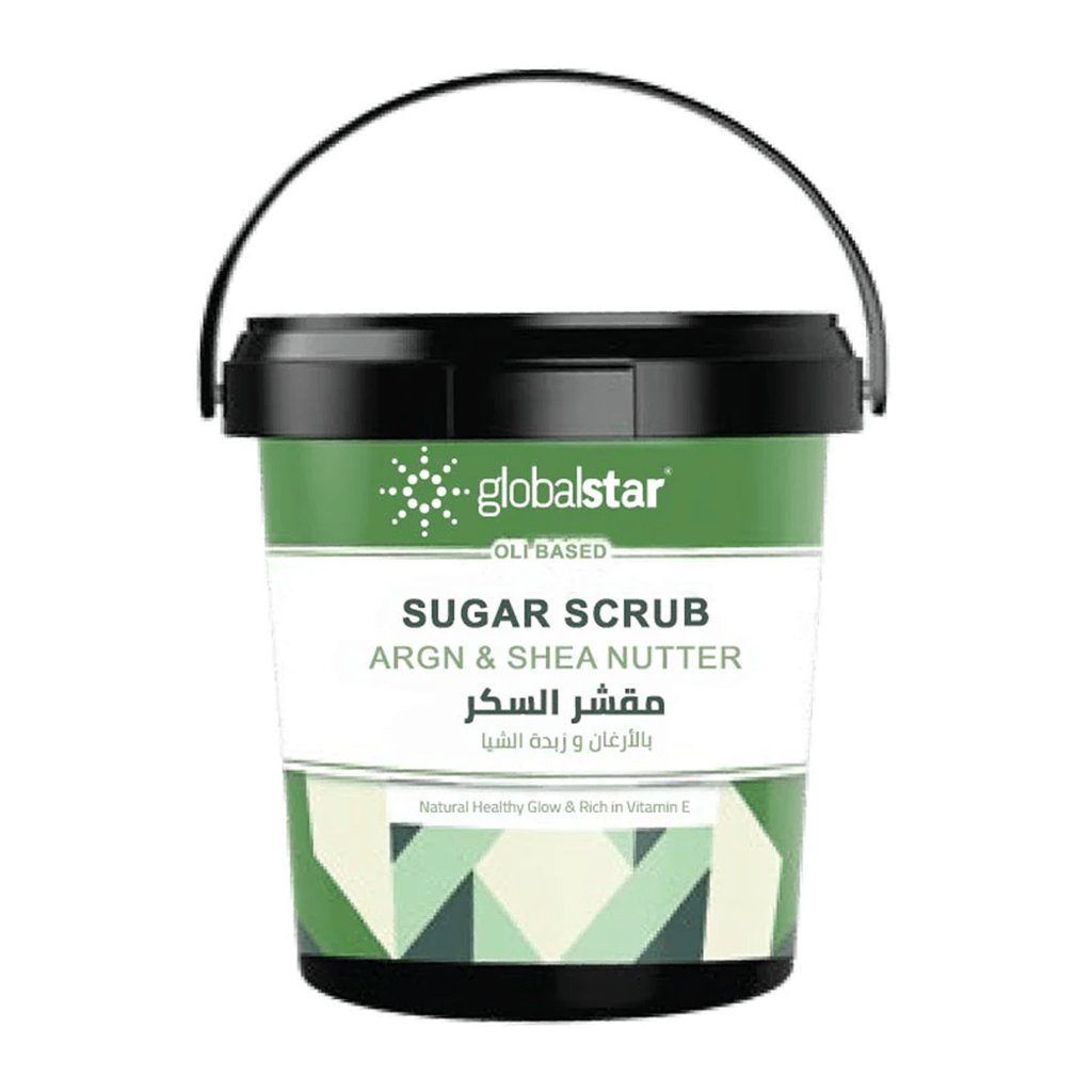 مقشر السكر الزيتي للجسم بالأرغان والشيا 600 غم