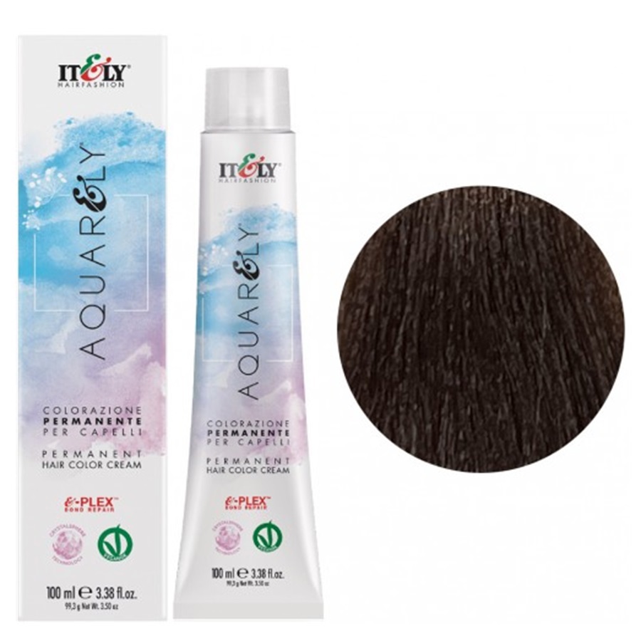 aquarely Aquarely Hair Color Cream 100 6ca Dark Caramel Blonde 100 ml capacity: 100ml