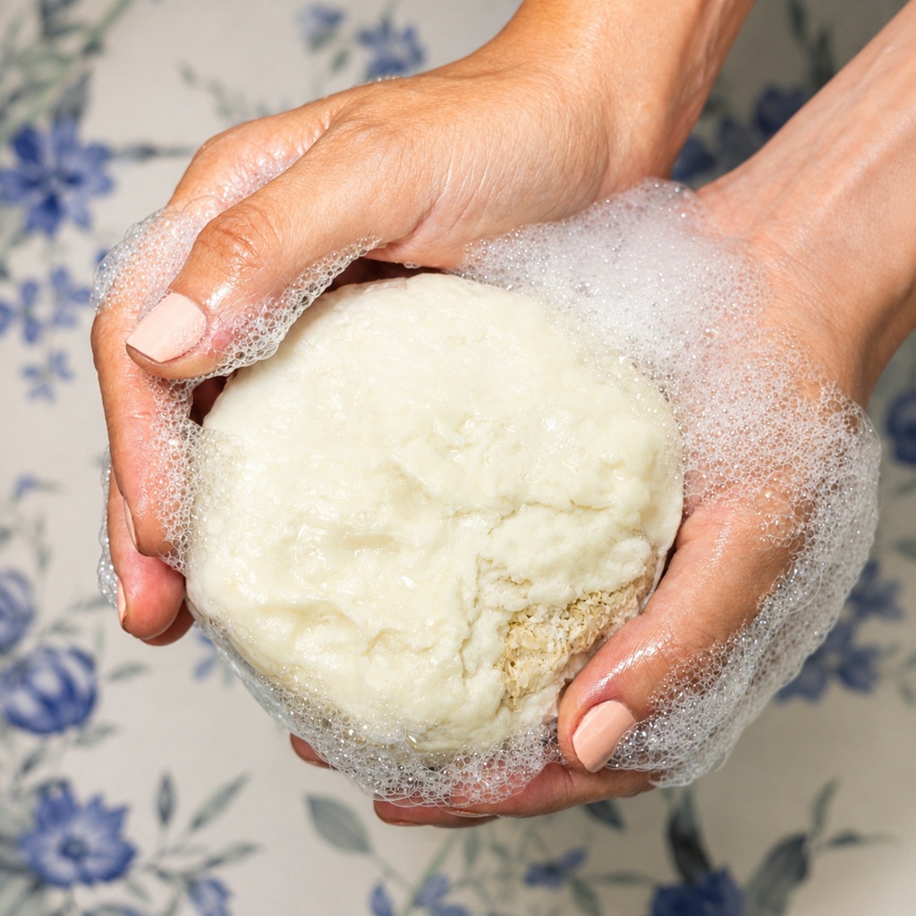 Moonflower Loofah Soap 300 g-1