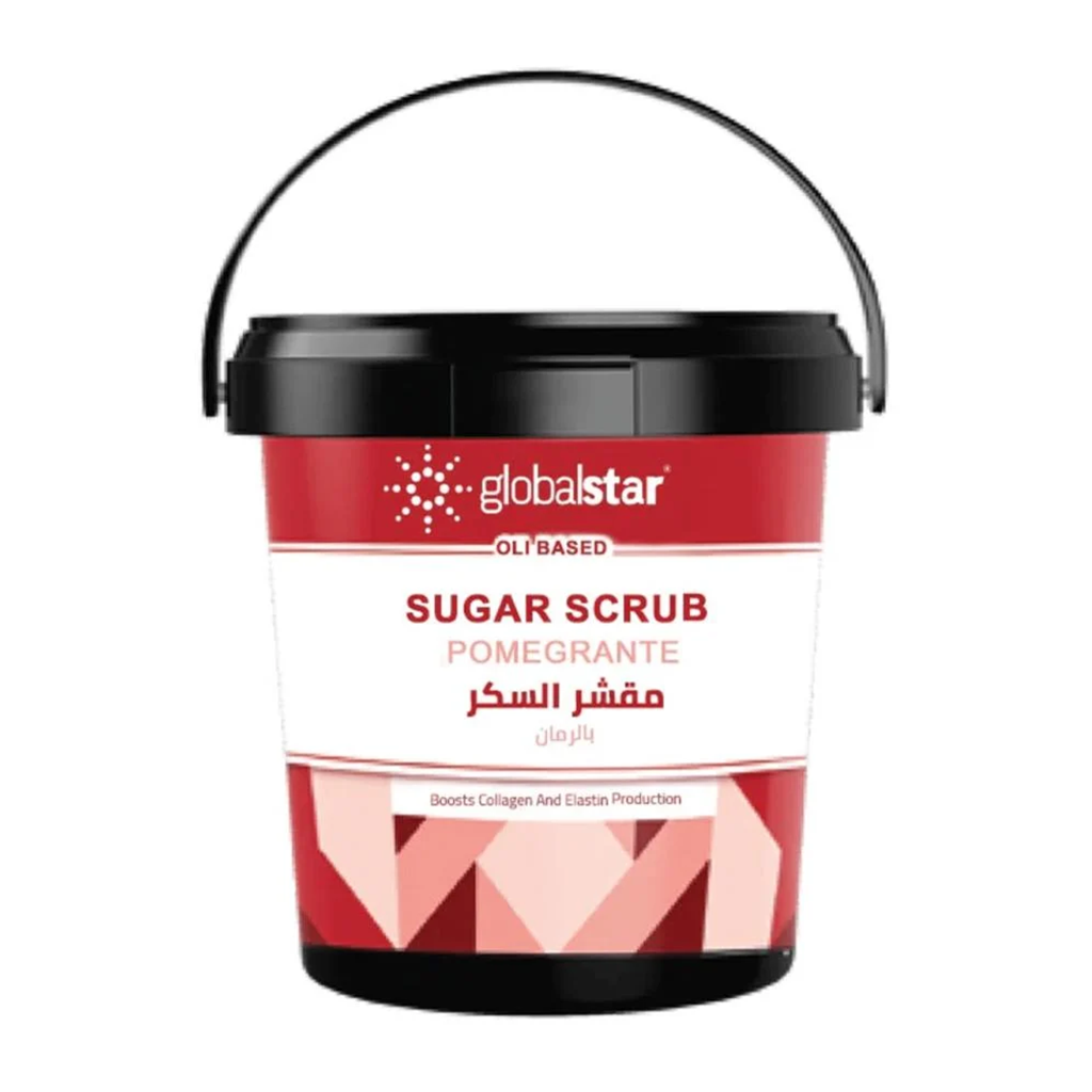 مقشر السكر للجسم بالرمان 600 غم