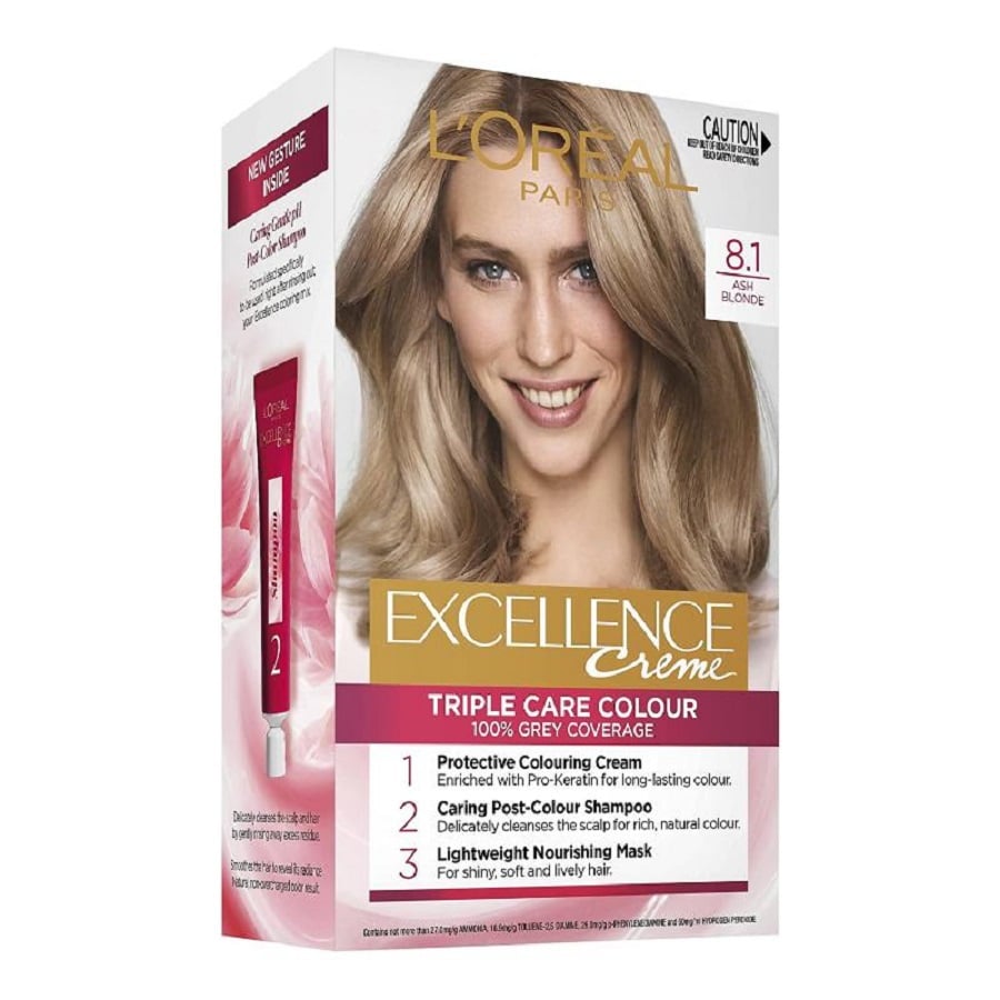 L'Oréal Paris L'Oréal Paris Excellence Creme Hair Color 8 1 Natural Ash Blonde