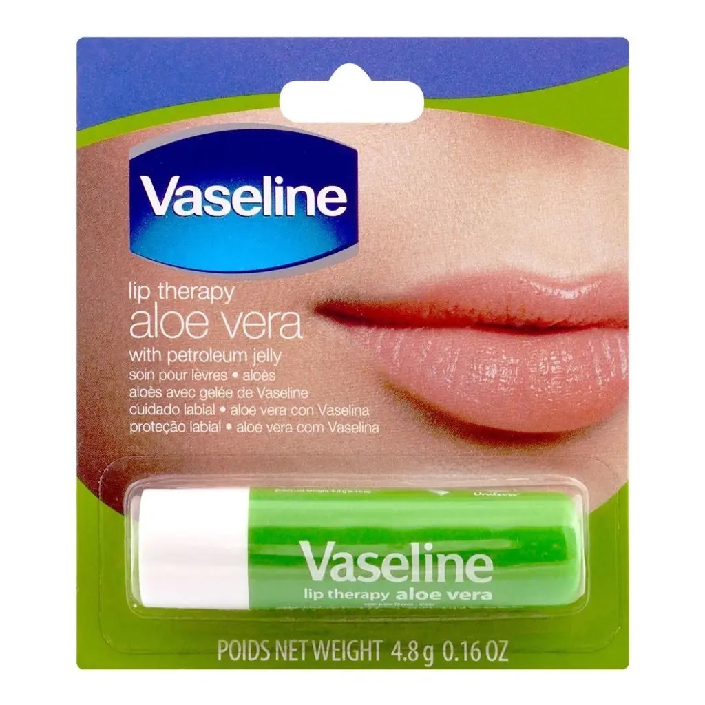 Vaseline Vaseline Lip Therapy with Aloe Vera , 4.8 g 4.8 g – Alshaheera 3,500 IQD