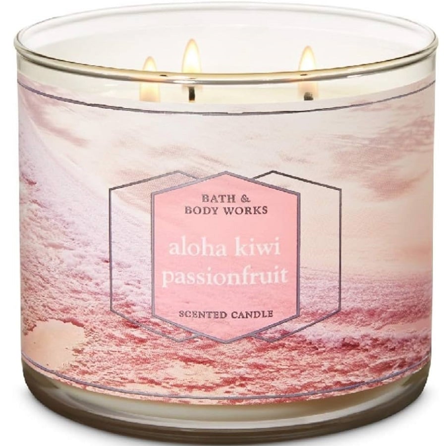 Aloha Kiwi Passionfruit 3 Wick Candle Scented Candle 411 g