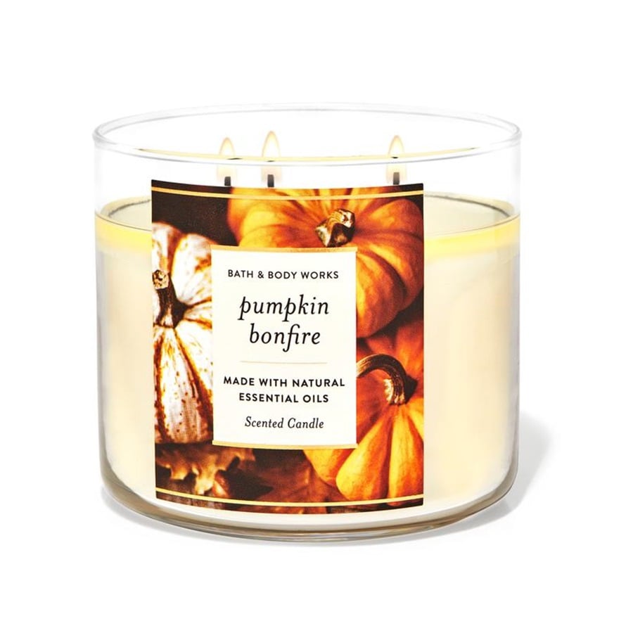 Pumpkin Bonfre 3 Wick Scented Candle 411 g