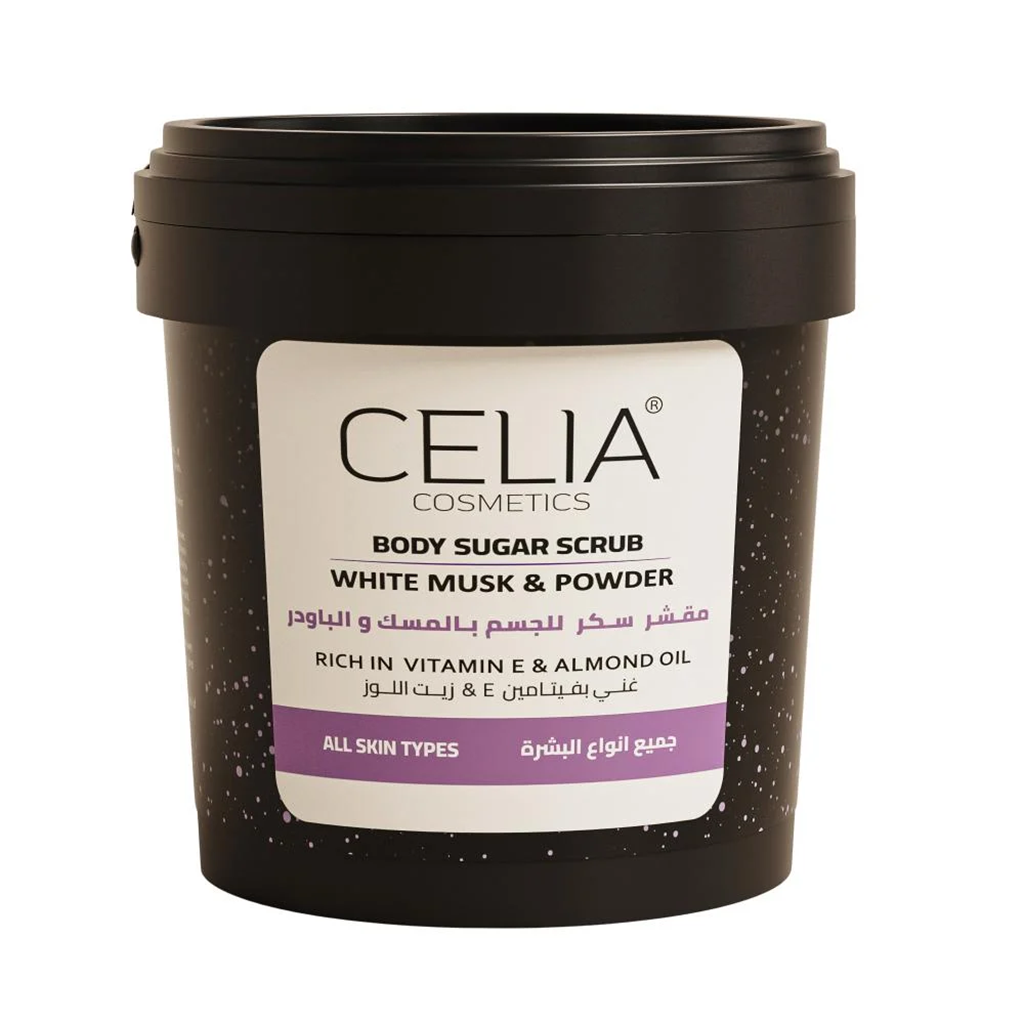 مقشر السكر برائحة المسك والباودر 600 غم