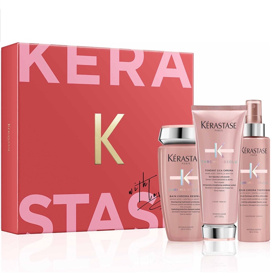 مجموعة هدايا كروما أبسولو لايت للعناية بالشعر التالف والمصبوغ
