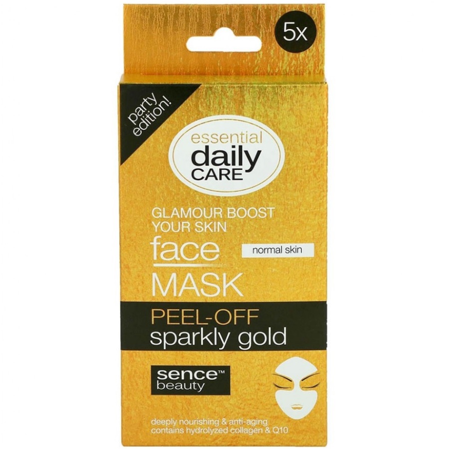 ماسك تقشير الذهب للوجه 5 قطع