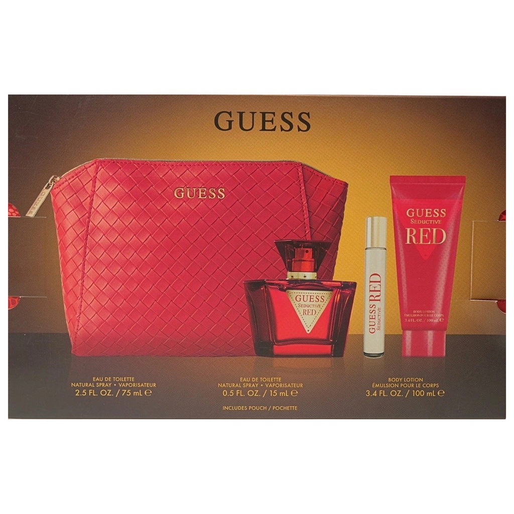 مجموعة هدايا سيدكتيف ريد أودي تواليت 4 قطع