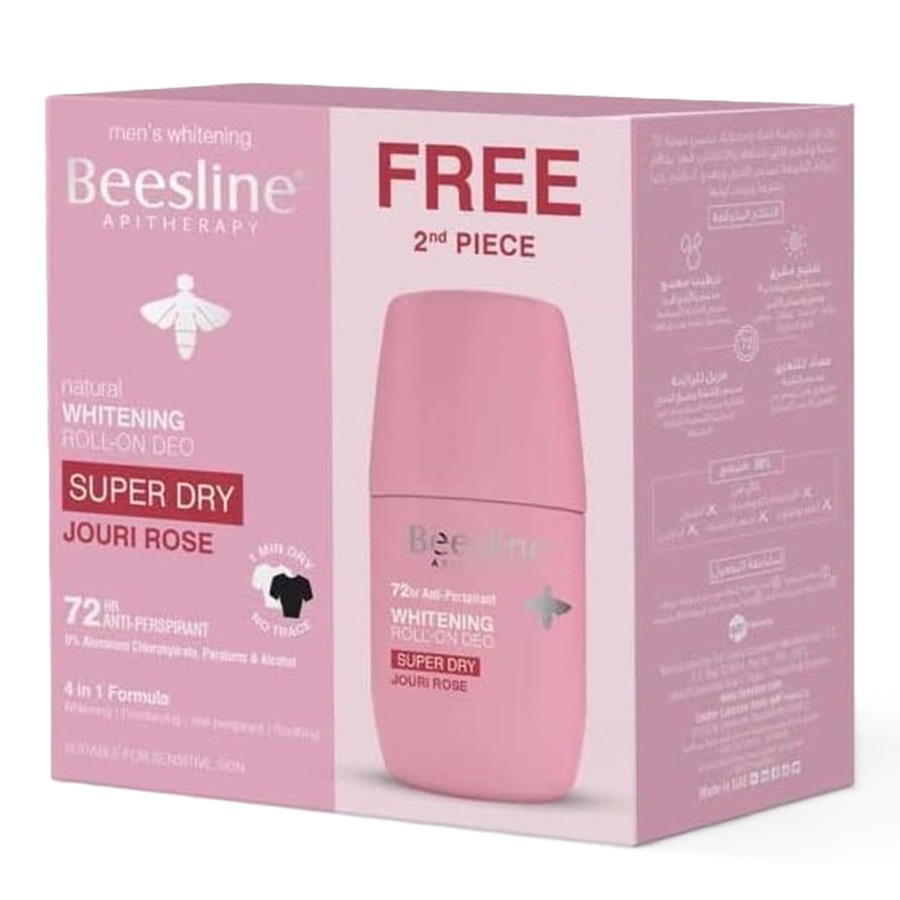 رول تبييض ومزيل العرق جوري روز 50 مل 1+1 مجانا