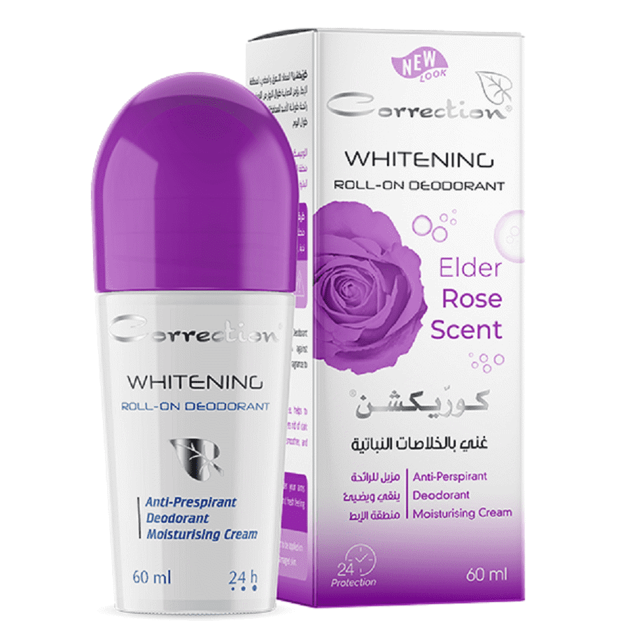مزيل عرق رول مبيض برائحة الورد 60 مل