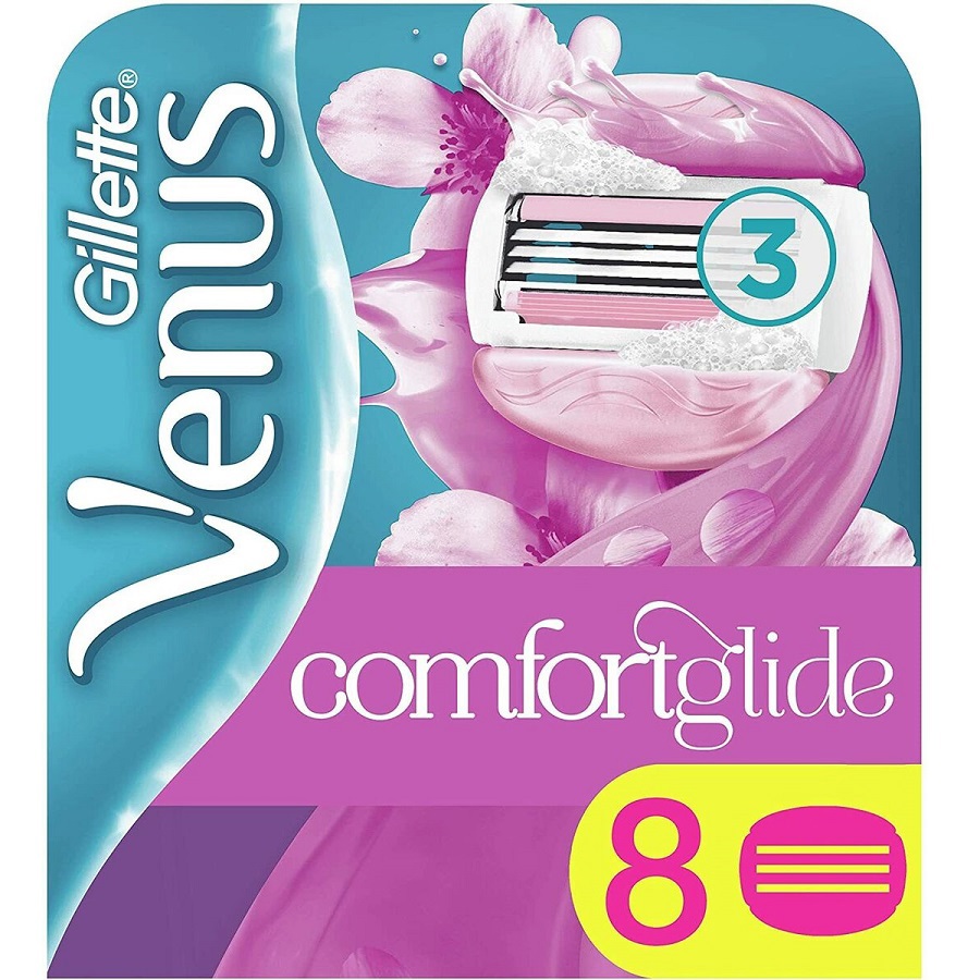 ماكينة الحلاقة كمفورت جلايد سبا بريز 8 قطع