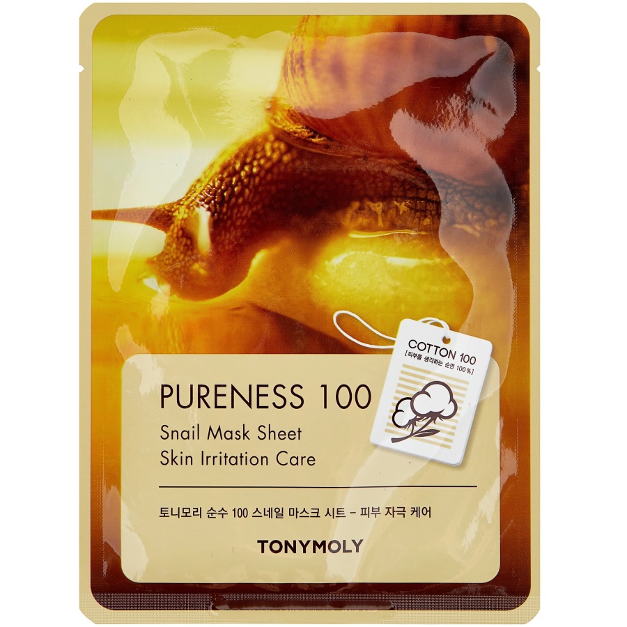 ماسك ورقي بخلاصة الحلزون