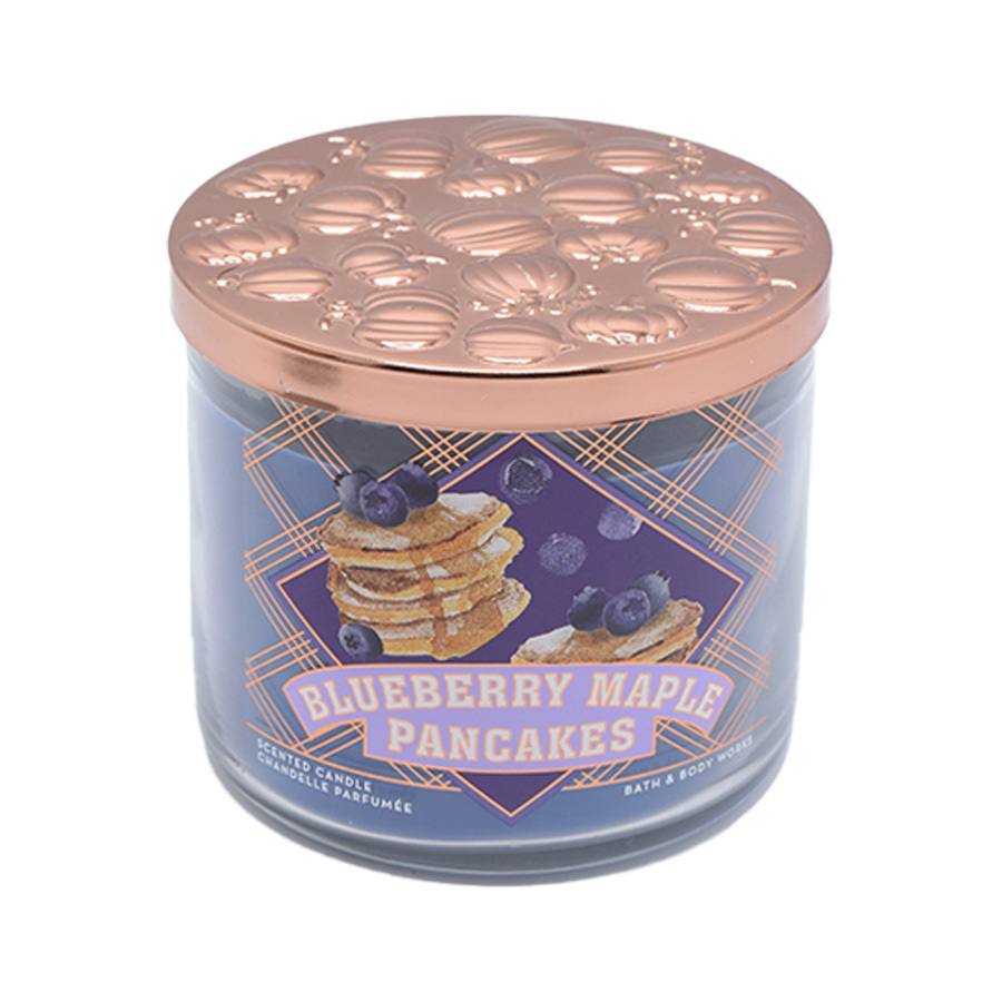 بلوبيري مايبل بان كيك شمعة معطرة بثلاث فتائل 411 غم