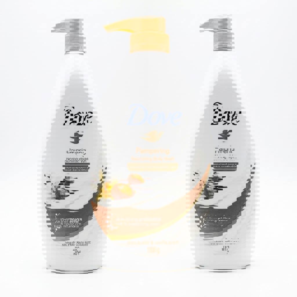 غسول الجسم بزبدة الشيا والفانيليا 1 لتر