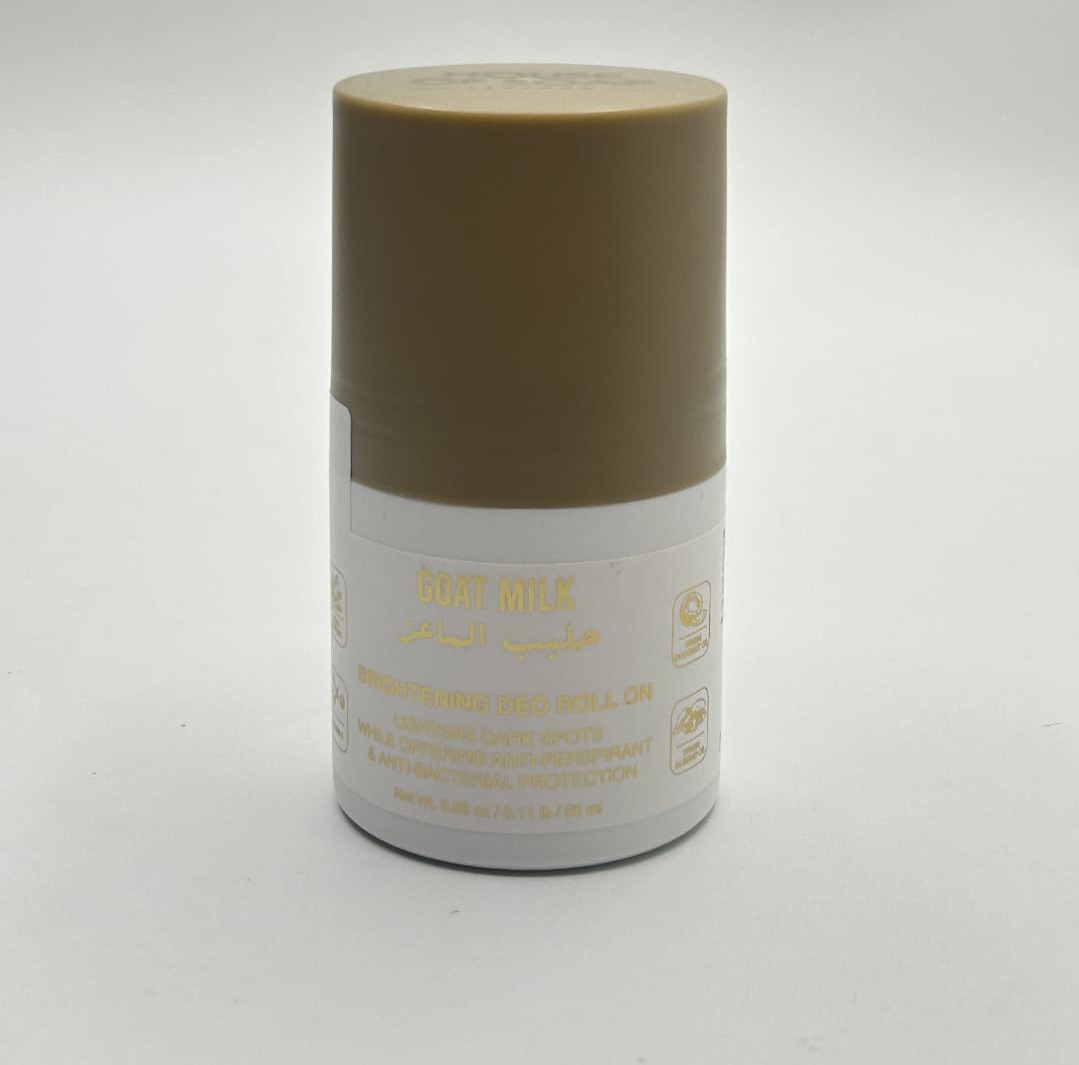 رول أون لتفتيح لون حليب الماعز 50 مل جديد