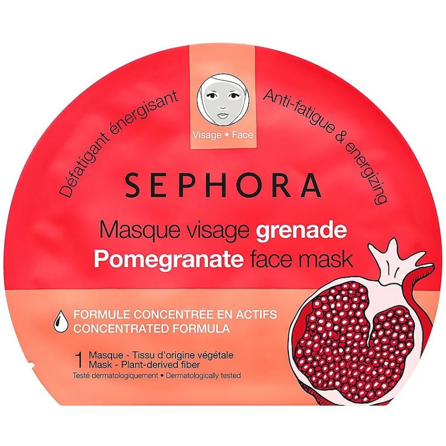 ماسك الوجه بالرمان