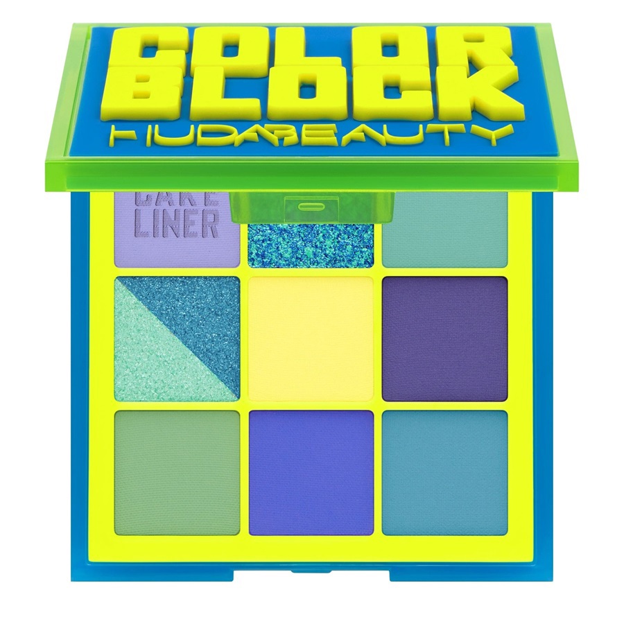 باليت ظلال العيون باللونين الأزرق والأخضر