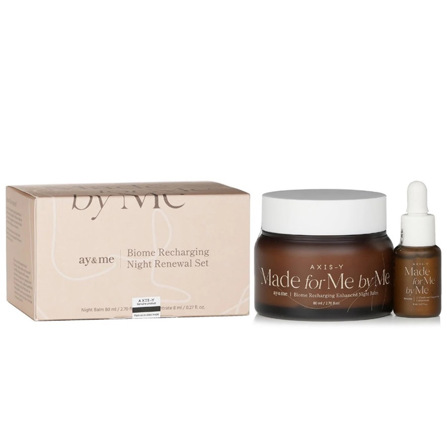 مجموعة تجديد البشرة الليلية المكونة من قطعتين