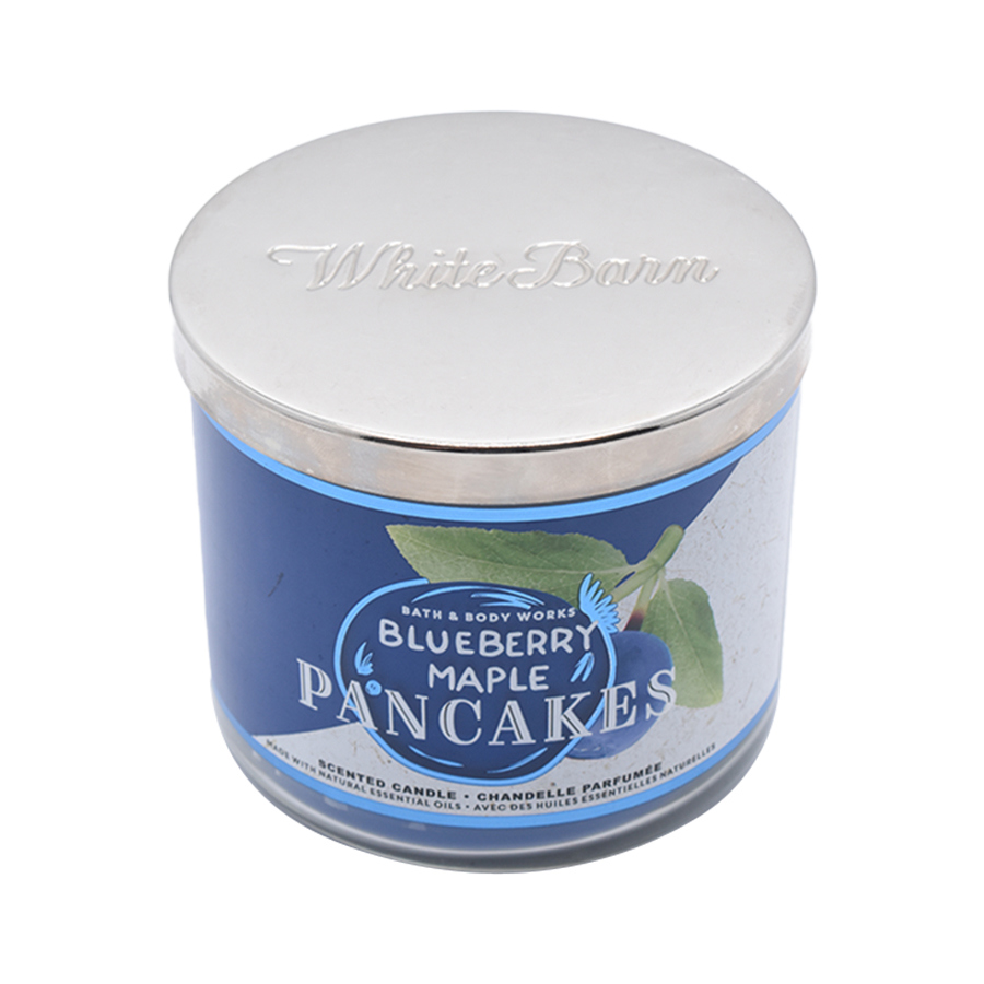 بلوبيري ميبل بانكيك شمعة معطرة بثلاث فتائل 411 غم