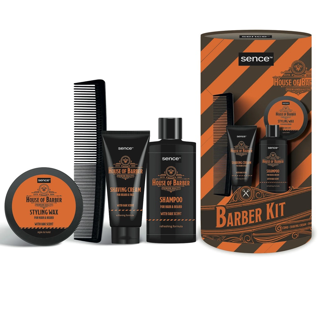 مجموعة أدوات الحلاقة هاوس أوف باربر 4 قطع