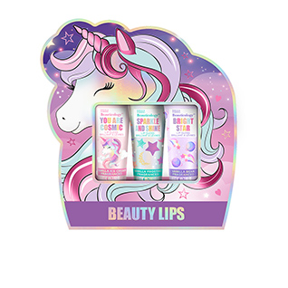 مجموعة بي آند إتش بيوتيكولوجي بيوتي للشفاه ثلاثية الألوان