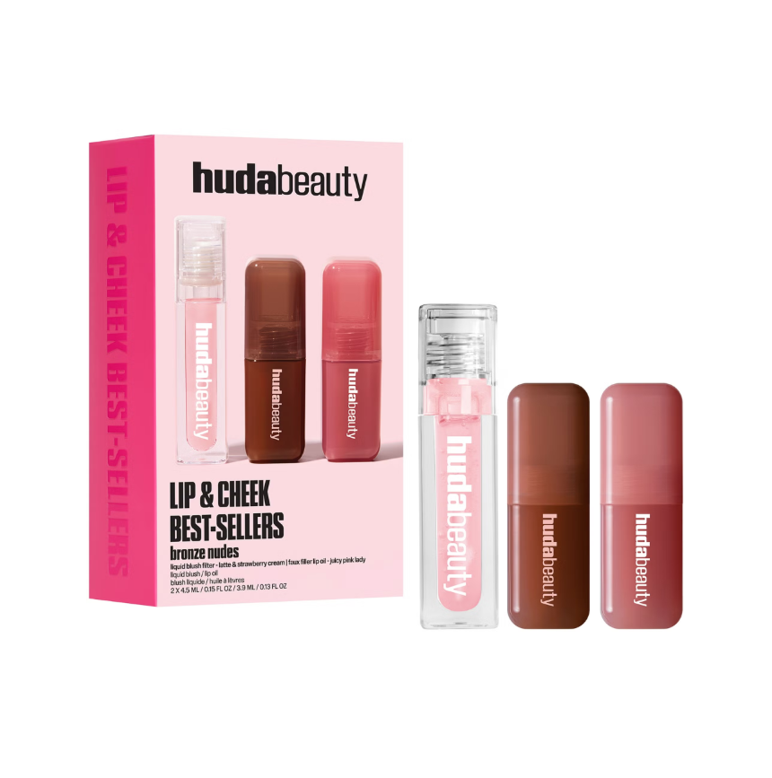 مجموعة أحمر الشفاه والخدود ( برونزي نيود )