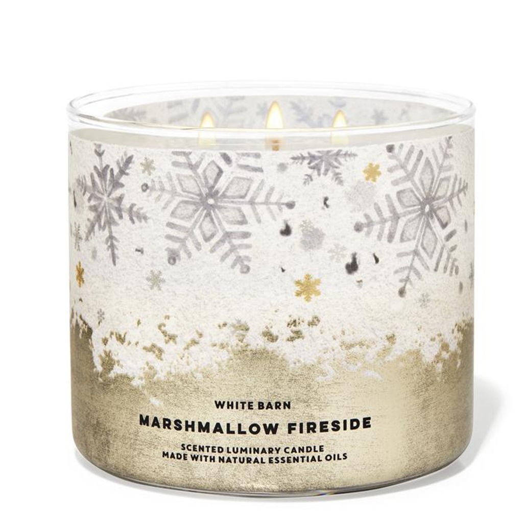 شمعة مارشميلو فايرسايد بثلاثة فتائل 411 غم