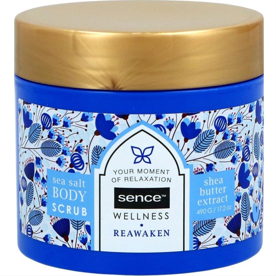 مقشر ملح البحر بخلاصة زبدة الشيا 490 غم