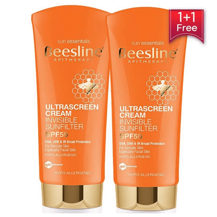 كريم الترا سكرين بعامل حماية من الشمس غير المرئي 50, 1+1