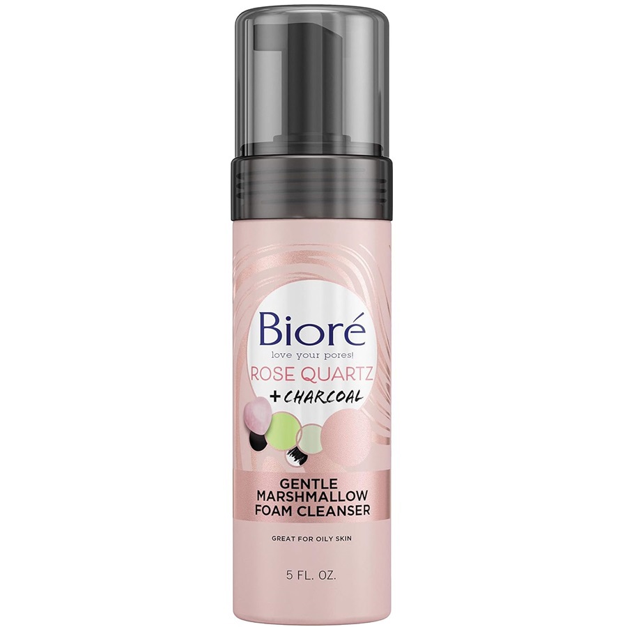 غسول رغوي لطيف من الكوارتز الوردي والفحم 147 مل