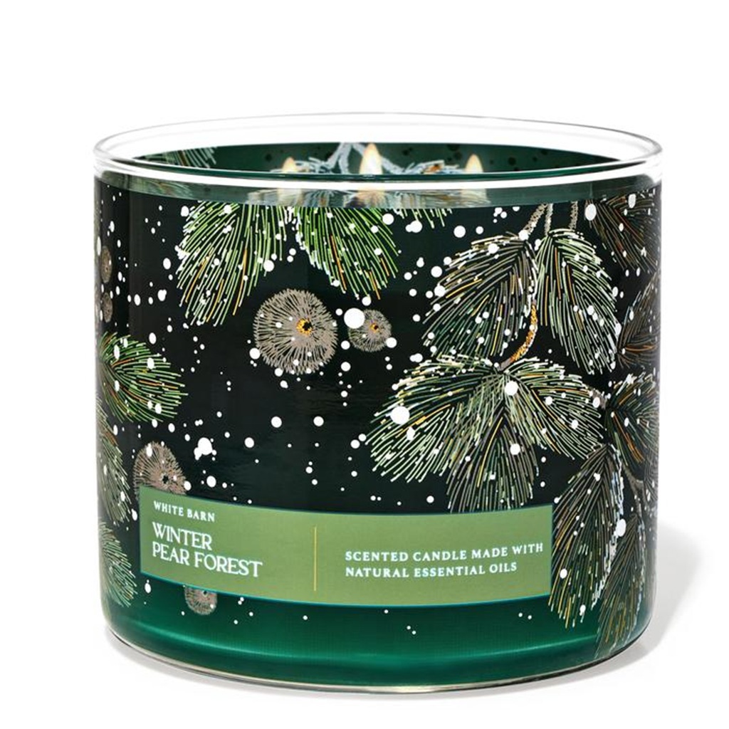 شمعة وينتر بير فوريست ذات الثلاث فتائل 411 غم